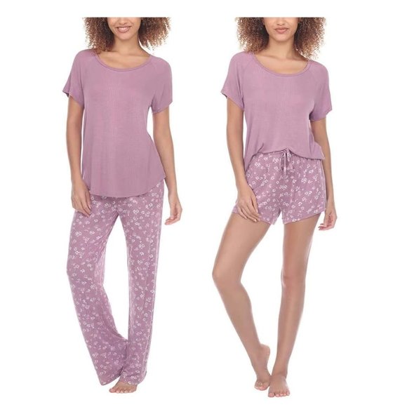 Pigiama Lounge Donna Honeydew Hacci, 2 Pezzi, Fantasia Animal Print, Inverno